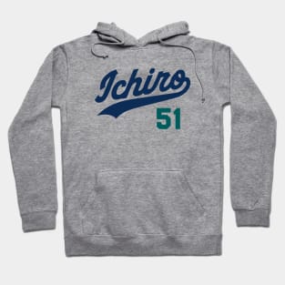 Ichiro 51, Seattle Baseball design Hoodie